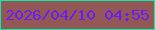 文字の大きさ：4、枠の色：08efac、背景の色：935756、文字の色：691cf3 無料ブログパーツのブログ時計