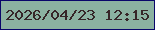 文字の大きさ：1、枠の色：09066a、背景の色：8bb2a1、文字の色：362628 無料ブログパーツのブログ時計