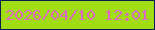 文字の大きさ：1、枠の色：091c51、背景の色：a2dc14、文字の色：dd6ac1 無料ブログパーツのブログ時計
