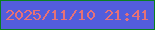 文字の大きさ：3、枠の色：09801f、背景の色：535ddc、文字の色：e77177 無料ブログパーツのブログ時計