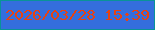 文字の大きさ：5、枠の色：099398、背景の色：346edd、文字の色：e84211 無料ブログパーツのブログ時計