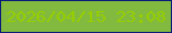 文字の大きさ：4、枠の色：0a1a79、背景の色：81ba3e、文字の色：97ce01 無料ブログパーツのブログ時計
