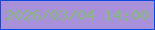 文字の大きさ：4、枠の色：0a4ae3、背景の色：a891d8、文字の色：86ba7c 無料ブログパーツのブログ時計