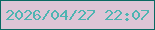 文字の大きさ：5、枠の色：0a6962、背景の色：dec5d6、文字の色：4fb4b2 無料ブログパーツのブログ時計