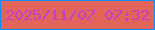 文字の大きさ：3、枠の色：0a8cf9、背景の色：e2645b、文字の色：bf41ca 無料ブログパーツのブログ時計