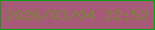 文字の大きさ：3、枠の色：0aa013、背景の色：a75a77、文字の色：7c833b 無料ブログパーツのブログ時計