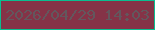文字の大きさ：2、枠の色：0abe90、背景の色：853347、文字の色：63575d 無料ブログパーツのブログ時計