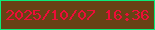 文字の大きさ：4、枠の色：0aec79、背景の色：674215、文字の色：ec0e38 無料ブログパーツのブログ時計