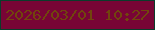 文字の大きさ：1、枠の色：0b3c2b、背景の色：780535、文字の色：71450d 無料ブログパーツのブログ時計