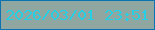 文字の大きさ：5、枠の色：0b74b0、背景の色：8fa6a1、文字の色：25cee2 無料ブログパーツのブログ時計
