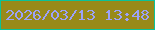 文字の大きさ：1、枠の色：0bc298、背景の色：988a19、文字の色：9ca2f8 無料ブログパーツのブログ時計
