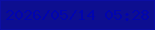 文字の大きさ：5、枠の色：0c0ea6、背景の色：0d0e90、文字の色：0104af 無料ブログパーツのブログ時計