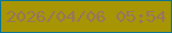 文字の大きさ：5、枠の色：0c7594、背景の色：a79503、文字の色：96755f 無料ブログパーツのブログ時計
