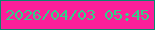 文字の大きさ：1、枠の色：0c876e、背景の色：fc1f9a、文字の色：30d189 無料ブログパーツのブログ時計