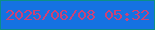 文字の大きさ：3、枠の色：0c8f88、背景の色：1572e2、文字の色：cc4276 無料ブログパーツのブログ時計