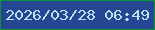 文字の大きさ：2、枠の色：0c9335、背景の色：264593、文字の色：b3e6ec 無料ブログパーツのブログ時計