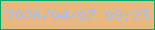 文字の大きさ：5、枠の色：0ca466、背景の色：e9b87e、文字の色：a2bef7 無料ブログパーツのブログ時計
