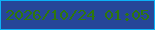 文字の大きさ：5、枠の色：0cb2f6、背景の色：264698、文字の色：2f770d 無料ブログパーツのブログ時計