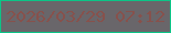 文字の大きさ：2、枠の色：0cc486、背景の色：69666a、文字の色：87514c 無料ブログパーツのブログ時計
