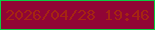 文字の大きさ：1、枠の色：0ccb43、背景の色：900535、文字の色：a52512 無料ブログパーツのブログ時計