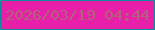 文字の大きさ：3、枠の色：0d8d9b、背景の色：e71fa9、文字の色：b1637c 無料ブログパーツのブログ時計