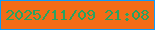 文字の大きさ：1、枠の色：0d9cfb、背景の色：f36c18、文字の色：28a361 無料ブログパーツのブログ時計
