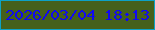 文字の大きさ：3、枠の色：0da1c6、背景の色：45601b、文字の色：1009f1 無料ブログパーツのブログ時計