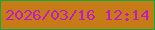 文字の大きさ：4、枠の色：0daa3c、背景の色：c77b17、文字の色：be1cc1 無料ブログパーツのブログ時計