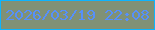 文字の大きさ：4、枠の色：0db4ff、背景の色：809176、文字の色：5690fa 無料ブログパーツのブログ時計