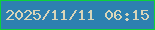 文字の大きさ：4、枠の色：0dd13b、背景の色：2d80b0、文字の色：d9d5b9 無料ブログパーツのブログ時計