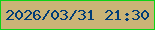 文字の大きさ：1、枠の色：0dd317、背景の色：cab477、文字の色：003c77 無料ブログパーツのブログ時計