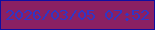 文字の大きさ：5、枠の色：0e0ea2、背景の色：8a2063、文字の色：3135c5 無料ブログパーツのブログ時計