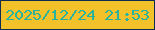 文字の大きさ：4、枠の色：0e2b51、背景の色：f3c12a、文字の色：2bb29d 無料ブログパーツのブログ時計