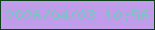 文字の大きさ：5、枠の色：0e4019、背景の色：c19cea、文字の色：78c7bf 無料ブログパーツのブログ時計