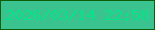 文字の大きさ：2、枠の色：0e5d09、背景の色：3bc38f、文字の色：05e488 無料ブログパーツのブログ時計