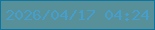 文字の大きさ：4、枠の色：0e75a1、背景の色：579098、文字の色：469ecd 無料ブログパーツのブログ時計