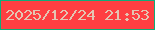 文字の大きさ：2、枠の色：0eac79、背景の色：fe3f42、文字の色：e4c5b2 無料ブログパーツのブログ時計