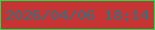 文字の大きさ：3、枠の色：0ee747、背景の色：c73434、文字の色：32717b 無料ブログパーツのブログ時計
