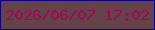 文字の大きさ：5、枠の色：0f0085、背景の色：634249、文字の色：a20656 無料ブログパーツのブログ時計