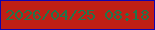文字の大きさ：3、枠の色：0f04af、背景の色：bf1f15、文字の色：22754a 無料ブログパーツのブログ時計