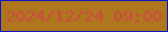 文字の大きさ：4、枠の色：0f14c2、背景の色：ae771d、文字の色：d24846 無料ブログパーツのブログ時計