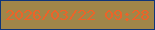 文字の大きさ：5、枠の色：0f357a、背景の色：a18649、文字の色：ec6329 無料ブログパーツのブログ時計