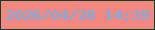 文字の大きさ：5、枠の色：0f4128、背景の色：f58781、文字の色：5eb7f7 無料ブログパーツのブログ時計