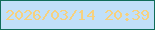 文字の大きさ：3、枠の色：0f6d59、背景の色：c1e0f9、文字の色：f7d17e 無料ブログパーツのブログ時計