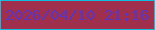 文字の大きさ：4、枠の色：0fbde0、背景の色：9f2f4c、文字の色：5c35bf 無料ブログパーツのブログ時計