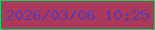 文字の大きさ：1、枠の色：0fd267、背景の色：ab3a5a、文字の色：603ab0 無料ブログパーツのブログ時計