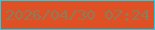 文字の大きさ：5、枠の色：0fd6f6、背景の色：df5025、文字の色：887d5f 無料ブログパーツのブログ時計