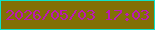 文字の大きさ：4、枠の色：0fe2c8、背景の色：827005、文字の色：bc18b3 無料ブログパーツのブログ時計