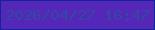 文字の大きさ：4、枠の色：10249e、背景の色：5527b8、文字の色：3248a2 無料ブログパーツのブログ時計
