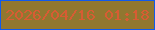 文字の大きさ：4、枠の色：105aed、背景の色：917730、文字の色：d75c33 無料ブログパーツのブログ時計
